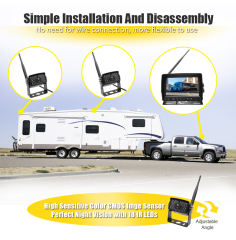 7/9 Inch Wireless AHD Vehicle 2CH Cameras Monitor Kits,HONGXINTAI (Hokevision)