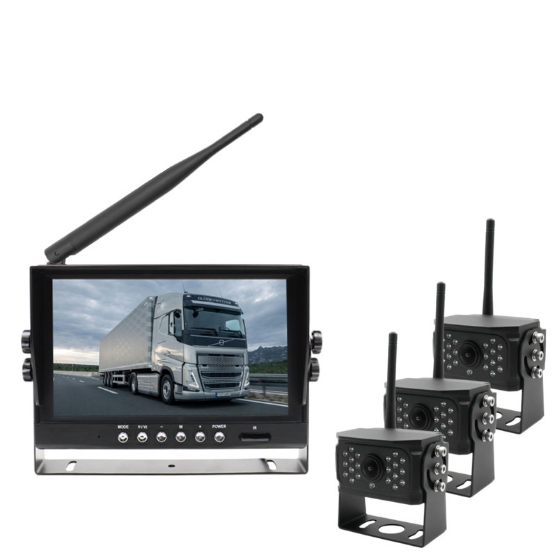 7/9 Inch Wireless AHD Vehicle 3CH Cameras Monitor Kits,HONGXINTAI (Hokevision)