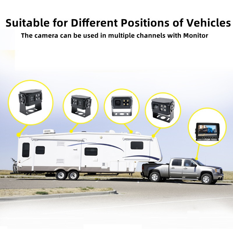 New Update Waterproof Night Vision Rear View Vehicle Reverse Camera,HONGXINTAI (Hokevision)