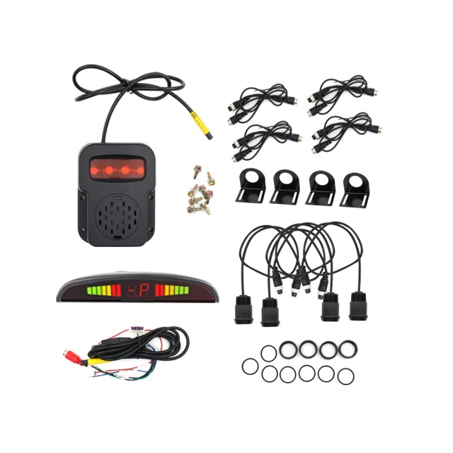 4 sensor buzzer alarm side blind spot monitor radar system for truck,HONGXINTAI (Hokevision)