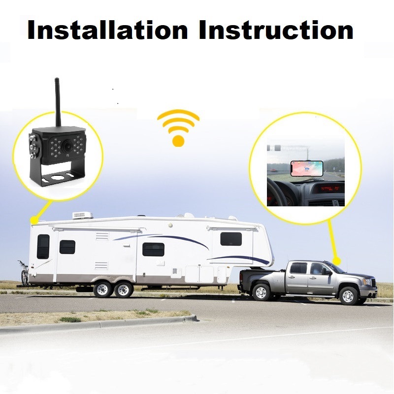 1080p WIFI APP Car Vehicle Truck Reverse Camera,HONGXINTAI (Hokevision)