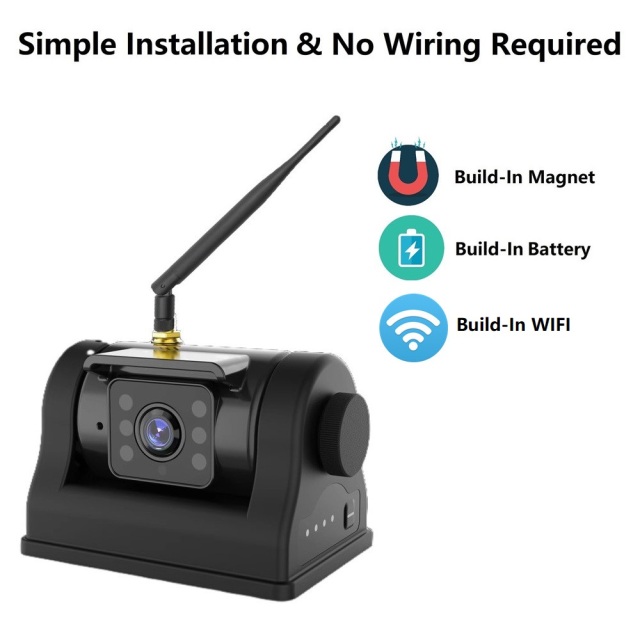 WIFI 1080P Digital Android IOS APP Magnet Reverse Backup  Camera,HONGXINTAI (Hokevision)