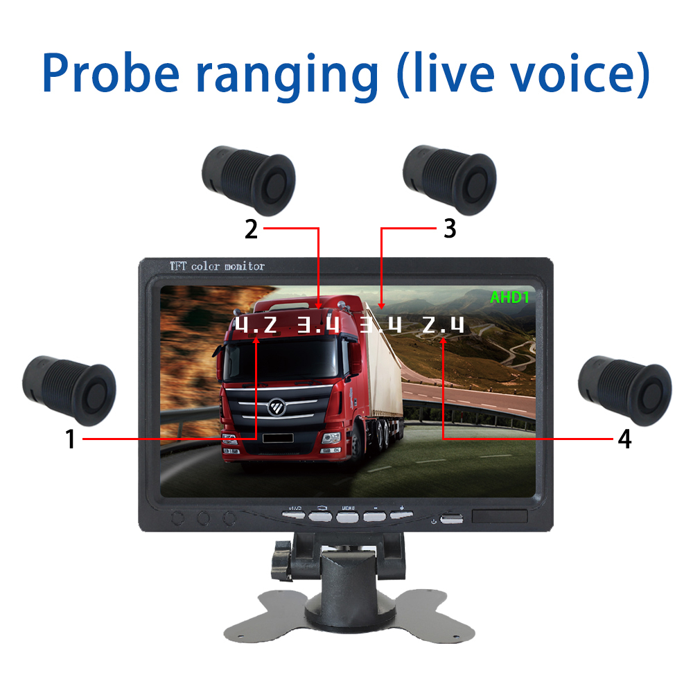 Truck Bus Auto Car Reversing Aid Backup Camera Radar Detector System,HONGXINTAI (Hokevision)
