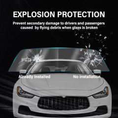 Car Glass 7.5mil TPU Windshield Film High Hydrophobic Transparent TPU Car Front Window Film Windshield Protection Film