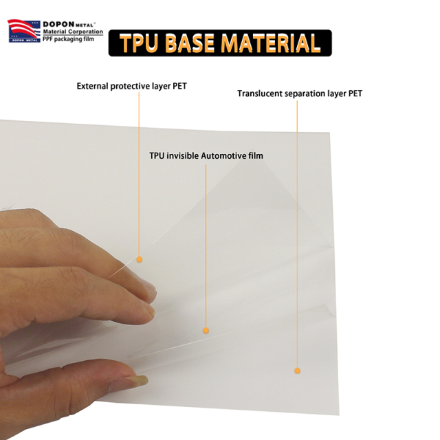 Factory directly supply paint protection film tpu ppf car film protection ppf tph self healing car wrapping film for car