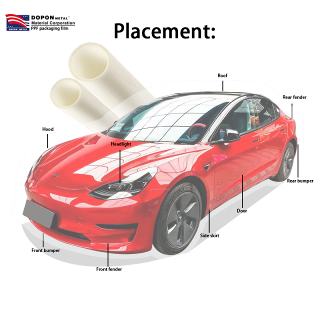 Factory directly supply paint protection film tpu ppf car film protection ppf tph self healing car wrapping film for car