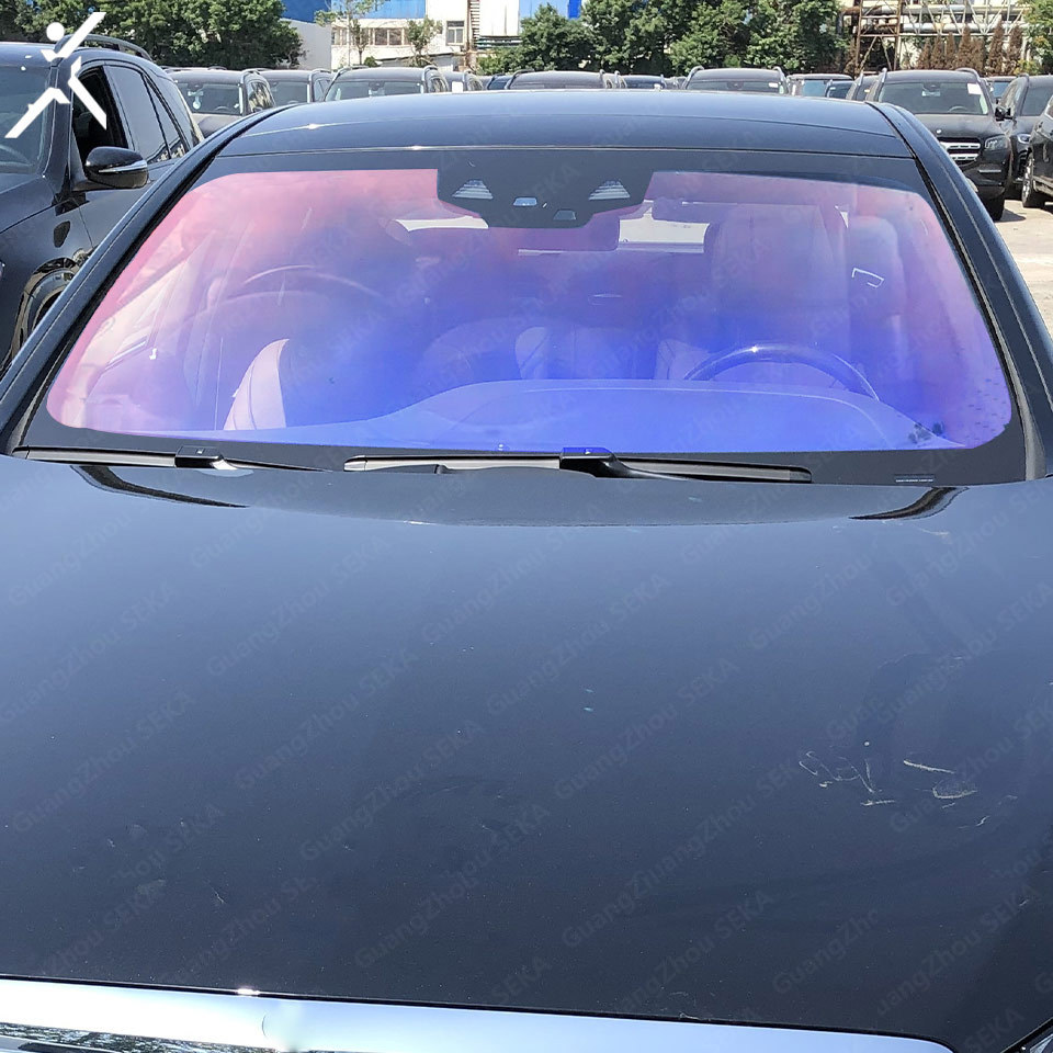 85%vlt Blue Purple Chameleon Tint Color Change Windscreen Red Chameleon Car Window Tint Solar Film