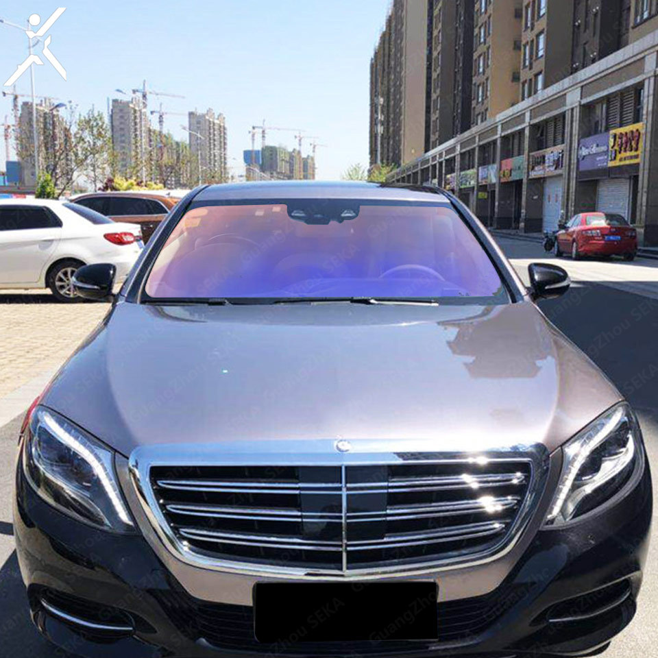85%vlt Blue Purple Chameleon Tint Color Change Windscreen Red Chameleon Car Window Tint Solar Film
