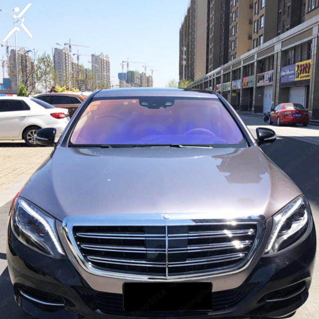 85%vlt Blue Purple Chameleon Tint Color Change Windscreen Red Chameleon Car Window Tint Solar Film