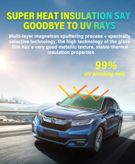 PR65 Yellow Green Chameleon Car Window Film VLT75% Chameleon Tint Heat Insulation Windshield Solar UV rejection 1.52*30M