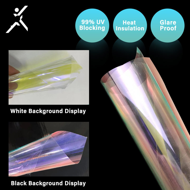 85%vlt Blue Purple Chameleon Tint Color Change Windscreen Red Chameleon Car Window Tint Solar Film