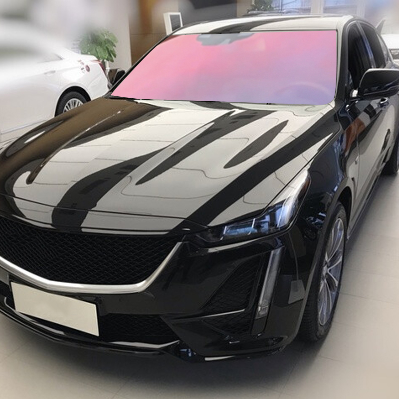 Free Sample Red Chameleon Tint Color Change Orange Pink Windscreen Chameleon Car Window Tint Film