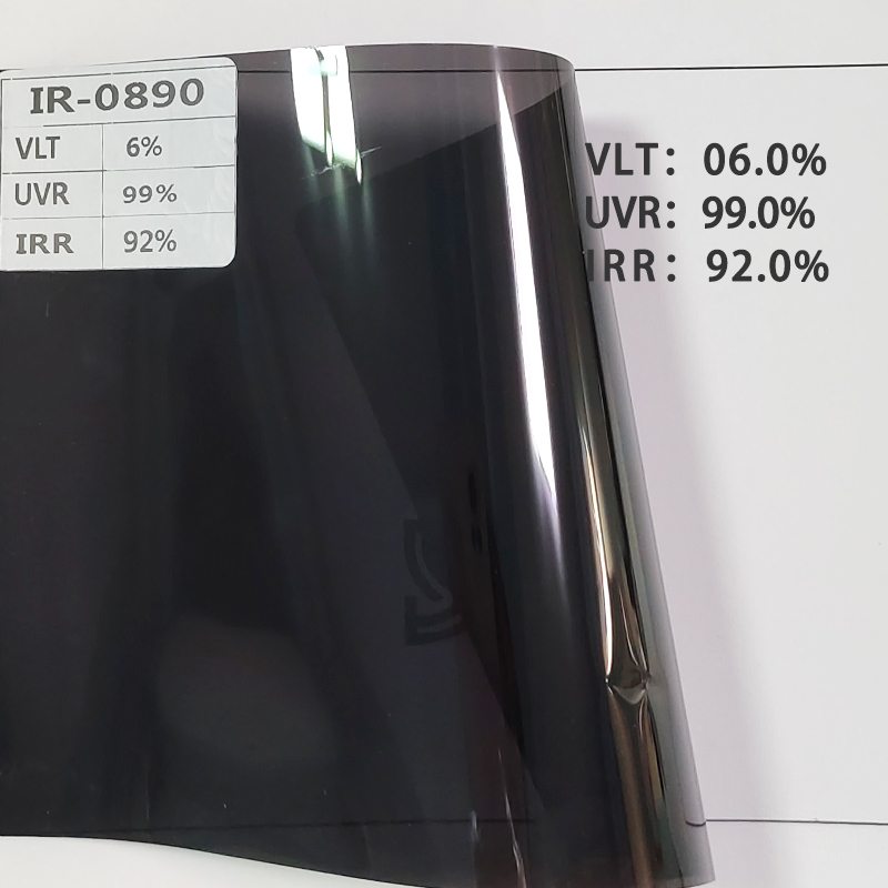 PET window insulation film vlt70 green IR7090 nano ceramic car window film safety window tint film for car
