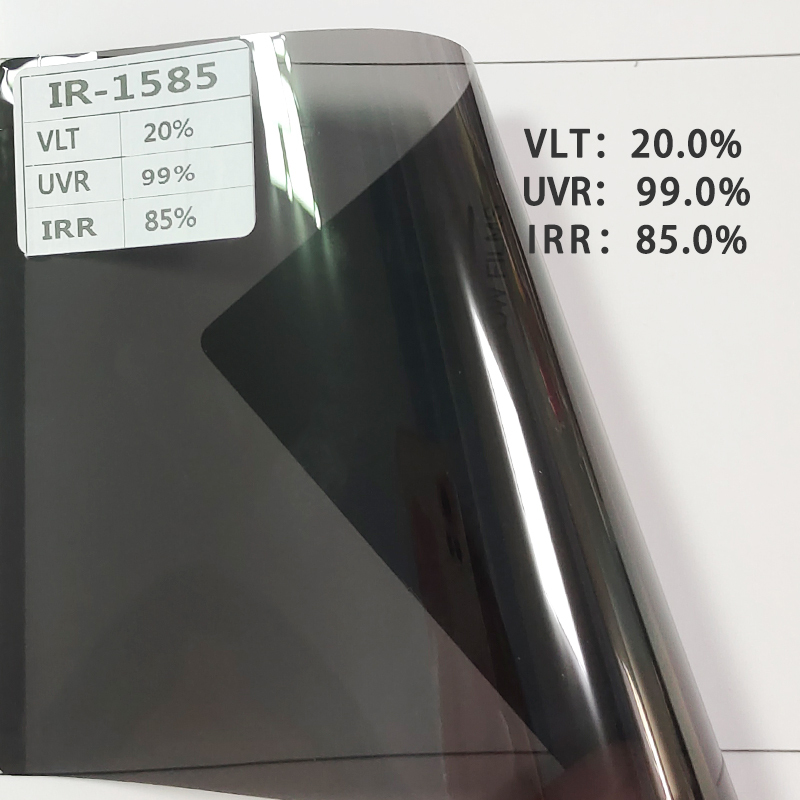 PET window insulation film vlt70 green IR7090 nano ceramic car window film safety window tint film for car