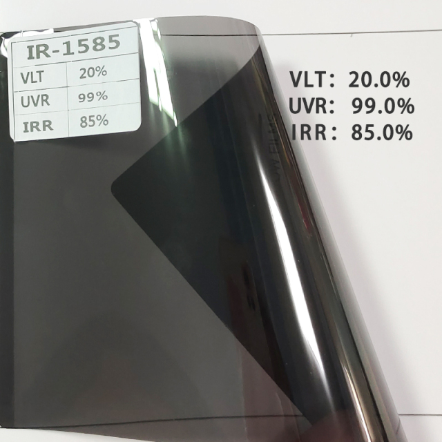 PET window insulation film vlt70 green IR7090 nano ceramic car window film safety window tint film for car