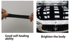 Super bright self healing ppf tpu hot melt adhesive film color tpu film ppf black tpu film