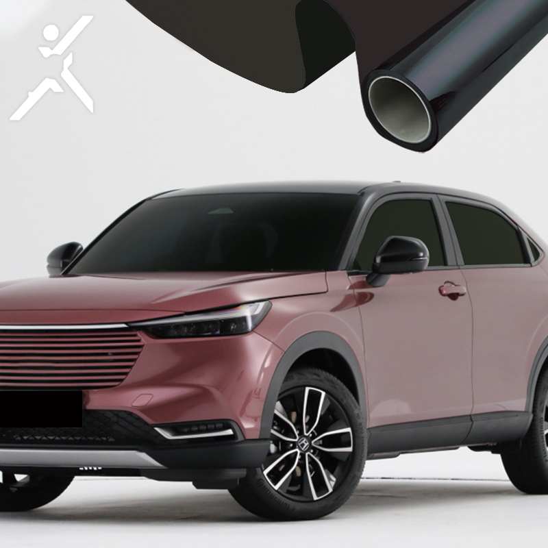 Nano ceramic vlt 20% black tint windshield car film waterproof safety window film high reflective window film for car