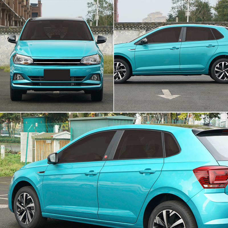 PET nano ceramic window tint film vlt20% black tint high uv reflective 99% window film safety window film for car