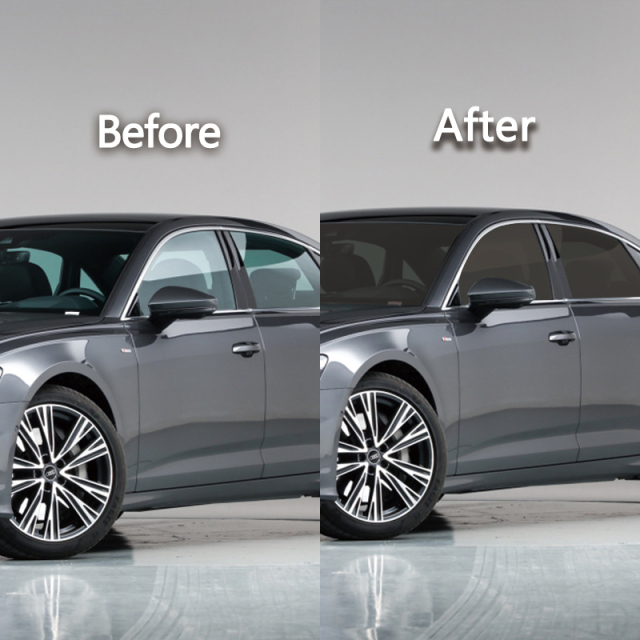PET nano ceramic window tint film vlt20% black tint high uv reflective 99% window film safety window film for car
