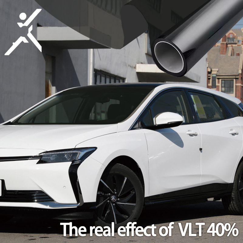 99%UVR nano ceramic vlt 60 black car window tint film safety film IR6090 Sun Control glass protective film