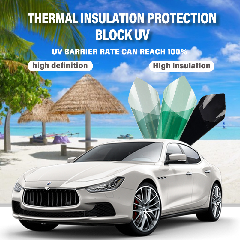 100% UV Rejection Nano ceramic Window Tint film UV400 80% vlt skin care film window privacy windshield tint solar control film