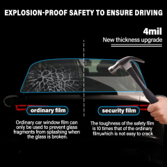 Good Price Black 50% VLT Car Tint 4mil Window Tint Film Glass Car Window Solar Film protection glass film for car