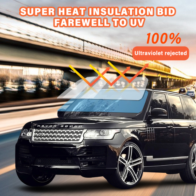 100% UV Rejection Nano ceramic Window Tint film UV400 80% vlt skin care film window privacy windshield tint solar control film