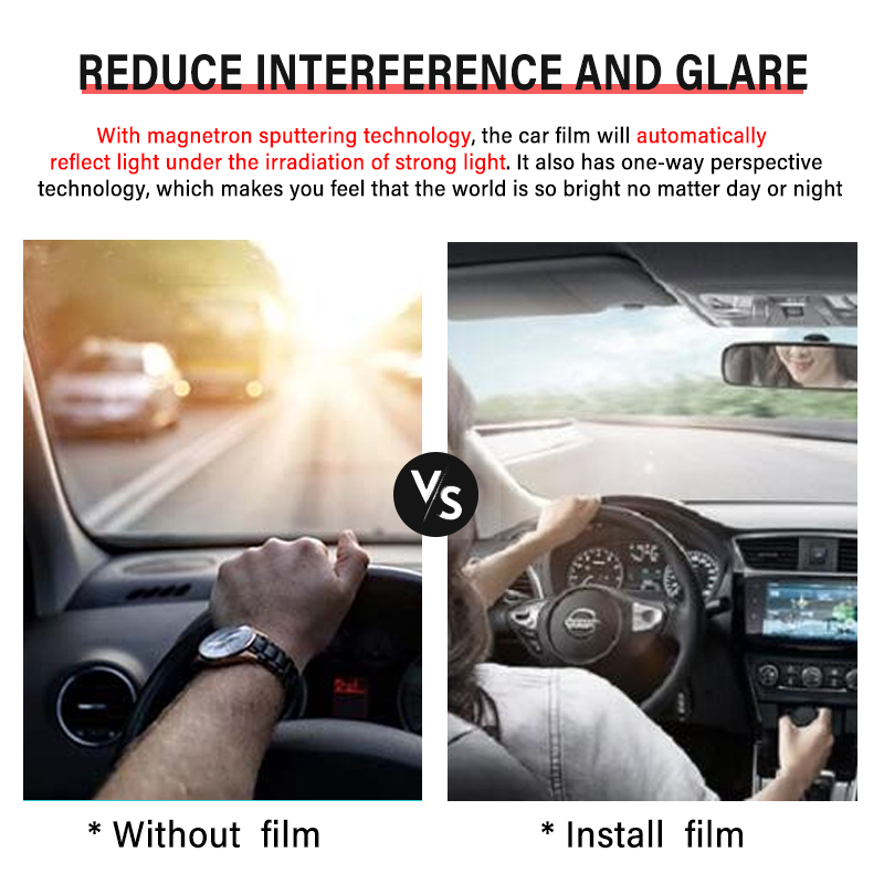 High UV 99% mirror reflective window film high thermal insulation film Sun Control glass protective solar control film for car