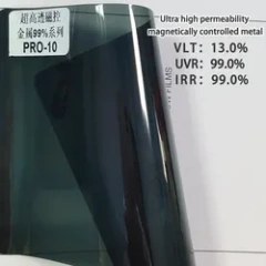 Car glass film UV 99% reflective HD metal window film high thermal insulation film protective safety Car Window Solar Control