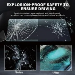 Car glass film UV 99% reflective HD metal window film high thermal insulation film protective safety Car Window Solar Control
