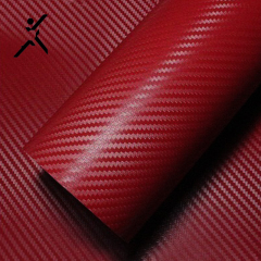 Car Stickers   View larger image  Share 3D Carbon fiber red vinyl sticker Air Free Bubble Car Decoration Film Auto Wrap Sticker Carbon Fiber PVC Vinyl Film For Computer
