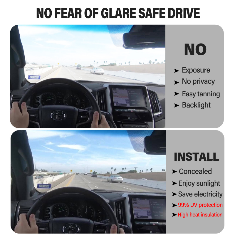 1.52*30m Car self adhesive car window tint film car solar explosion-proof thermal insulation solar control film N-803W