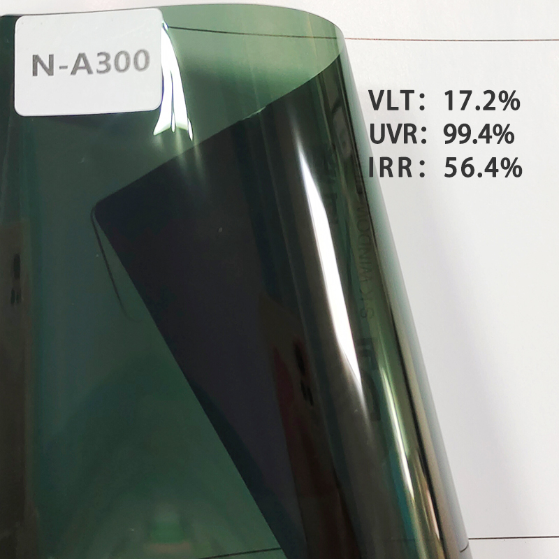 1.52*30m car window tint film car solar explosion-proof thermal insulation solar control film mirror reflective film N-A300