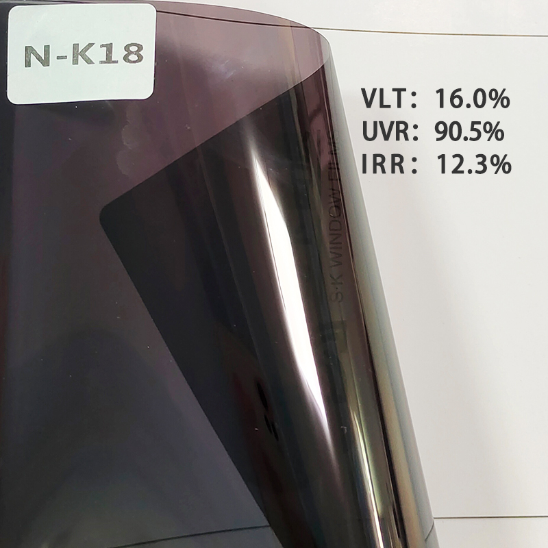 15% Black car window tint film car explosion-proof thermal insulation waterproof sun control film privacy film window N-K18