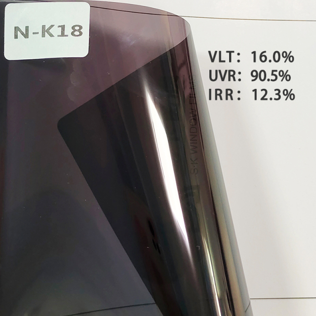 15% Black car window tint film car explosion-proof thermal insulation waterproof sun control film privacy film window N-K18