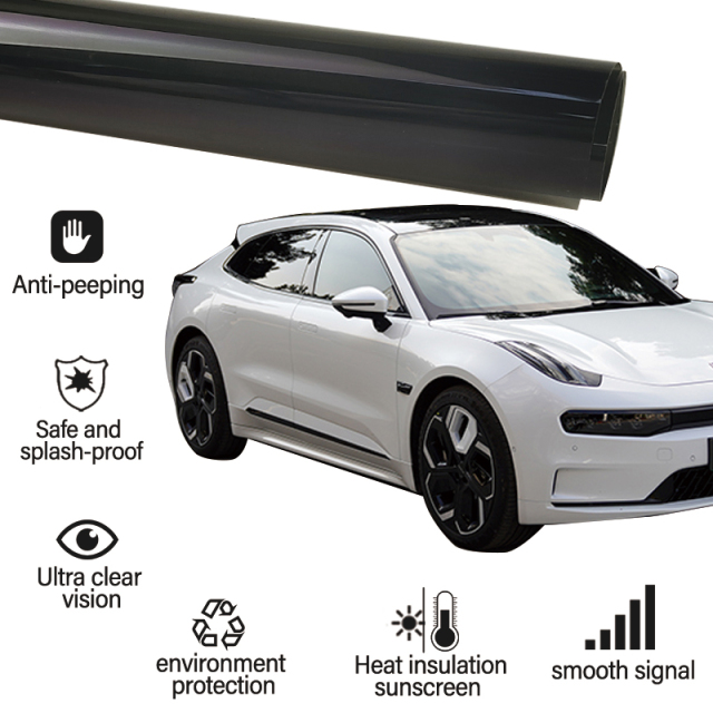 15%VLT car solar tint window film double silver metal sputter film uv protection explosion proof glass film Diamonds LX15