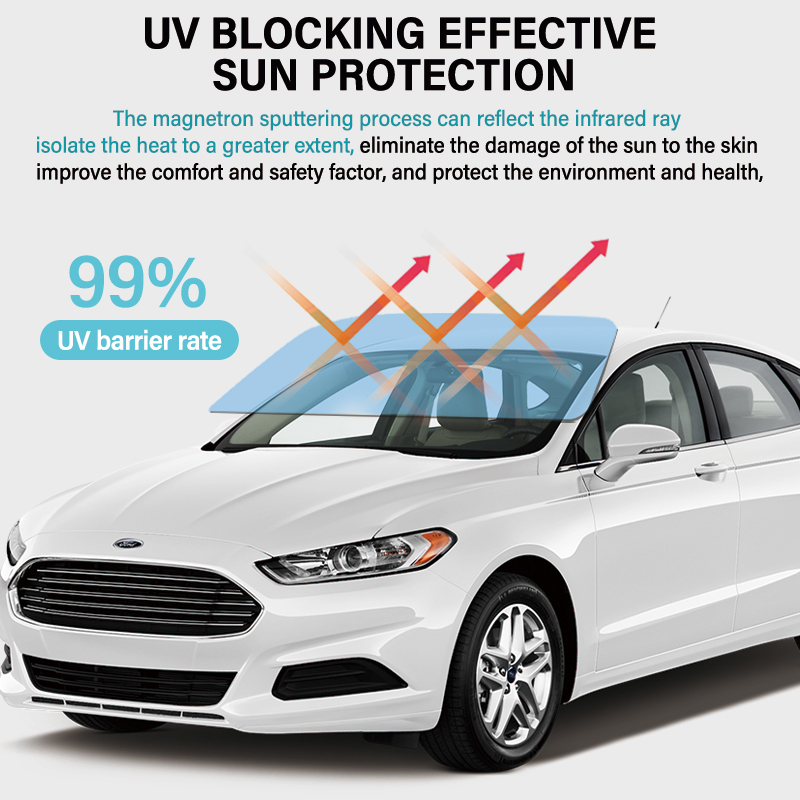 15%VLT car solar tint window film double silver metal sputter film uv protection explosion proof glass film Diamonds LX15