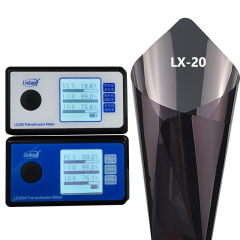 20%VLT double silver metal sputter film uv protection explosion proof glass film car solar tint window film LX20