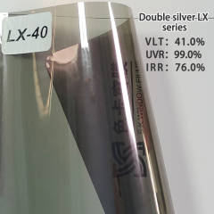 UV rejective HD double silver metal sputter film car solar tint window film protection explosion proof glass film