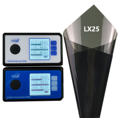UV rejective double silver metal sputter film uv protection explosion proof glass film car solar tint window film LX25