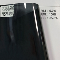 High UV reject glass protective Nano Ceramic Window Film Inorganic high thermal insulation film solar control film NSN-0599