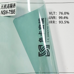 60"x100f UV Proof Windshield Stickers Inorganic high thermal insulation film NSN7595 Automobile tinted solar window film
