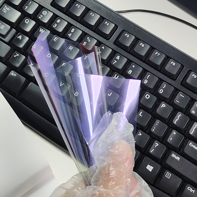 HD photochromic purple reflective front bumper glass metal solar film uv protection windshield tint window film VX70
