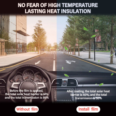 UV proof 3..5mil explosive proof solar window tint car nano ceramic tinting safety car window film for car glass