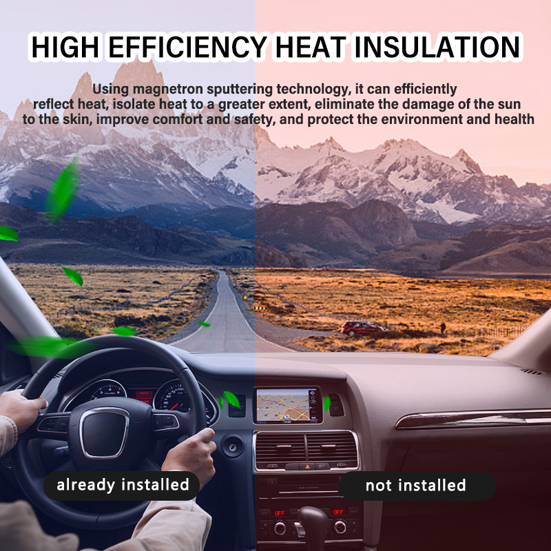 Single silver Phantom S60 sun heat rejection reflective film window tint solar film mirror waterproof privacy film