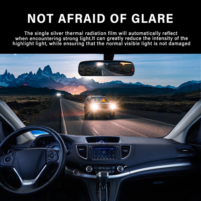 Single silver Phantom S60 sun heat rejection reflective film window tint solar film mirror waterproof privacy film