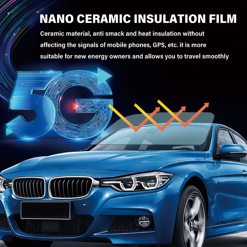 1.52*30m 99% UV reject solar Glass Sun Blocking Privacy films 2mil high insulation film HS3590 window tint film for glass