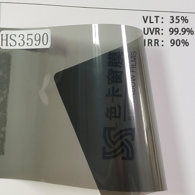 1.52*30m 99% UV reject solar Glass Sun Blocking Privacy films 2mil high insulation film HS3590 window tint film for glass