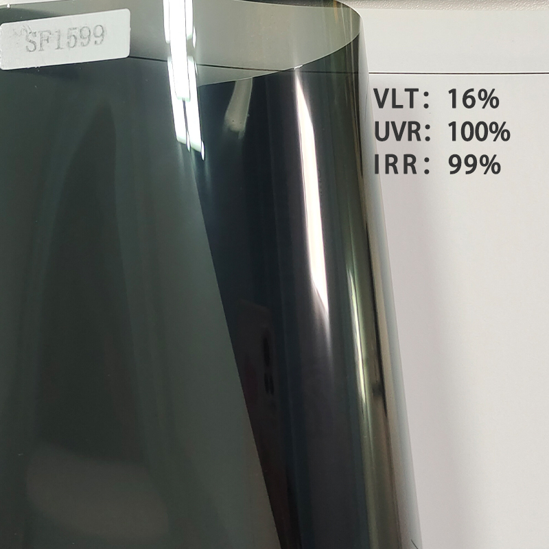 100% UV rejective Car nano ceramic tinting 3.5mil explosive proof solar Black window tint safety car window film for car