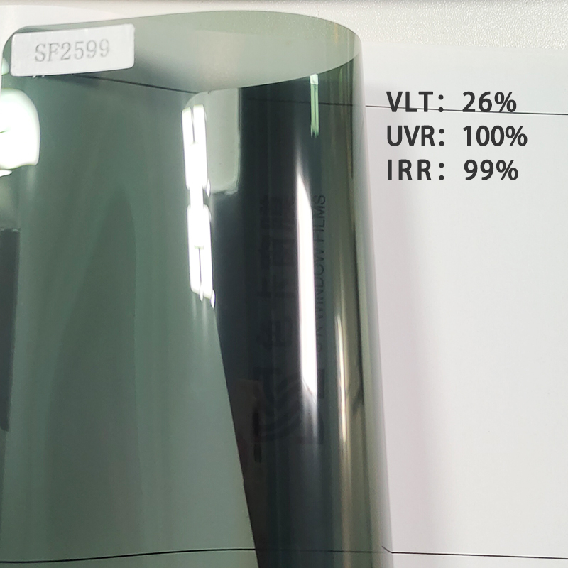 High UVR Car nano ceramic tinting 3.5mil explosive proof solar window tint safety car window film for car glass